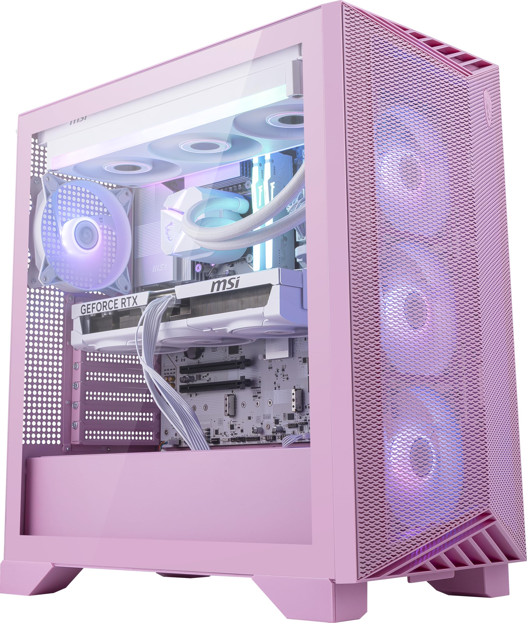 Amazon.com: msi Aegis RS2 AI Pink Gaming Desktop PC | NVIDIA